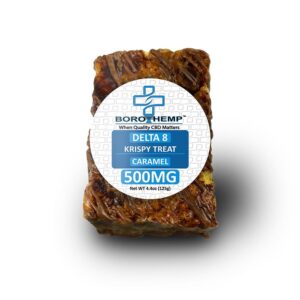 Delta 8 500mg Caramel Krispy Treat